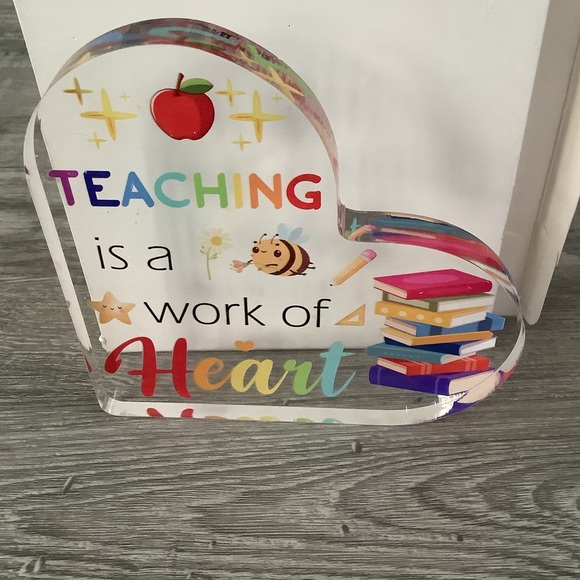 yakeli Other - Heart -shaped acrylic teacher appreciation gift🇺🇸